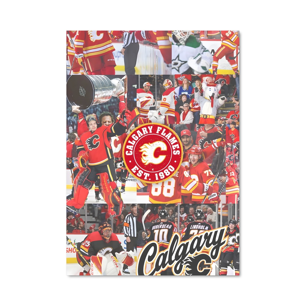 Poster Flames of Calgary